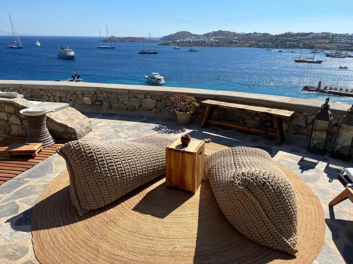 Beachfront Mykonos Guest House Ornos  Exteriör bild