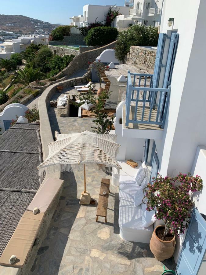 Beachfront Mykonos Guest House Ornos  Exteriör bild